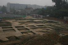 河池遺址考古發掘現場