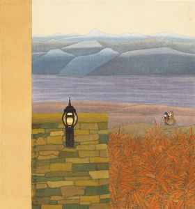 《蝶之系列三》40x42cm.2013年.絹本