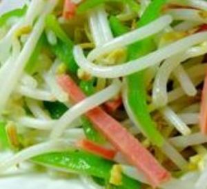 青椒拌銀芽 青椒拌銀芽