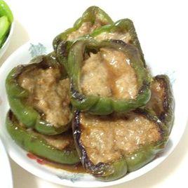 魚肉釀青椒 魚肉釀青椒