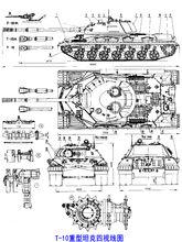 T-10M重型坦克四視線圖