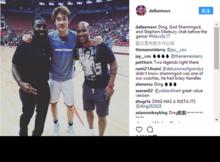 小牛球員發展教練時期的山姆高德與丁彥雨航和馬布里