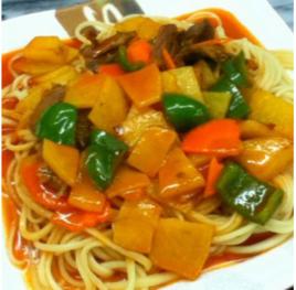 土豆牛肉拌麵 土豆牛肉拌麵