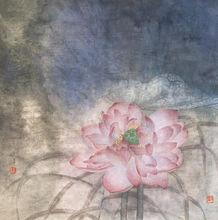 江宏偉《荷花》