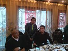 與天津薊縣原副縣長合影