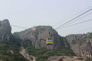 中國傾斜角度最大纜車