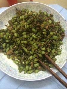橄欖菜肉末豆角 橄欖菜肉末豆角