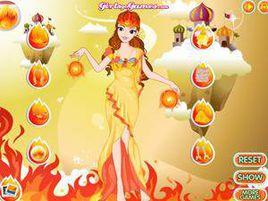 裝扮火焰公主 裝扮火焰公主