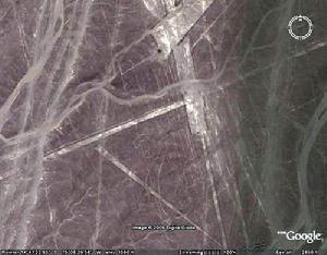 納斯卡和朱馬納草原的線條圖