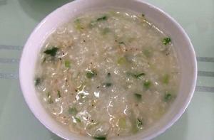 蝦米青菜粥 蝦米青菜粥