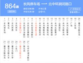 太原公交864路 太原公交864路
