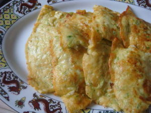 黃瓜蝦仁雞蛋餅 黃瓜蝦仁雞蛋餅