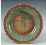 元龍泉窯露胎盤