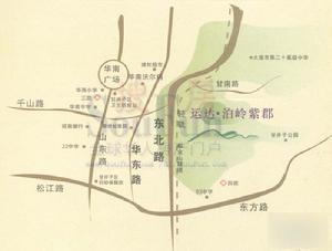 運達泊嶺紫郡樓盤交通圖