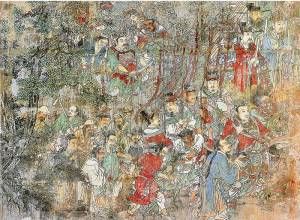 新絳稷益廟壁畫 新絳稷益廟壁畫