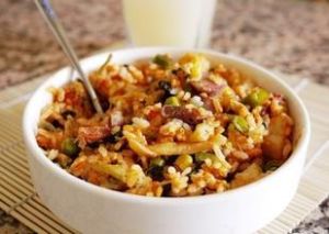 玉米豆角燜飯 玉米豆角燜飯