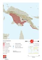 紫胸鳳冠鳩——分布圖