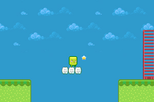 綠色小方之收集星星 綠色小方之收集星星