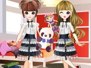 打扮雙胞胎姐妹 打扮雙胞胎姐妹