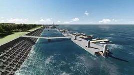 透空式防波堤 透空式防波堤