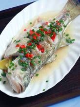 清蒸鱸魚豆腐 清蒸鱸魚豆腐