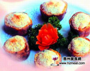 大蝦釀龍脷魚卷