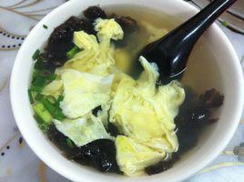 木耳蛋花湯 木耳蛋花湯