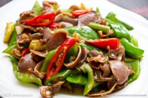 尖椒炒雞肫 尖椒炒雞肫