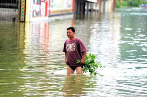 廣西忻城縣北更鄉遭遇降雨襲擊8