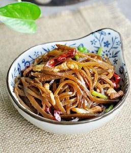 肉絲炒鹹菜 肉絲炒鹹菜