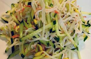 涼拌豆芽黃瓜 涼拌豆芽黃瓜