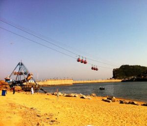 老虎灘跨海空中索道 老虎灘跨海空中索道