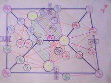 信封盆地的主要城市分布示意圖