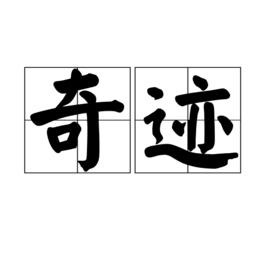 奇蹟[詞語解釋]