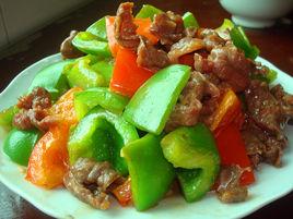 燈籠椒炒牛肉 燈籠椒炒牛肉