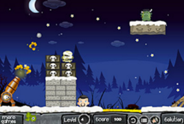 炮打怪物聖誕版 炮打怪物聖誕版