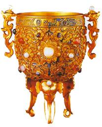 嵌寶金杯 嵌寶金杯