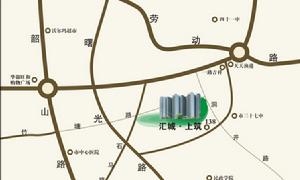 匯城上築位置圖