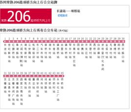 蘇州公交常熟206路項橋方向 蘇州公交常熟206路項橋方向