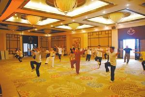 彭山組織中國小體育教師、機關事業單位代表共200餘人培訓彭祖太極教練員