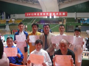 孫慧祥與獲獎弟子合影