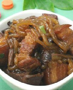 茶樹菇豬肉燉粉條
