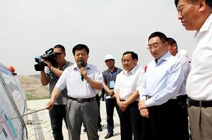 陳雷視察中莊水庫