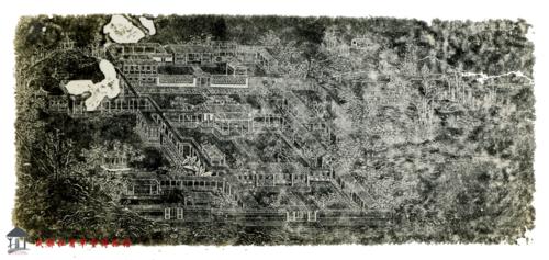 清少陵草堂圖刻石