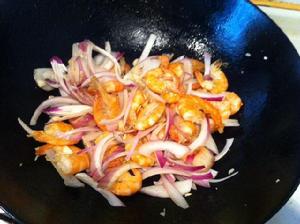 泰式紅咖喱燴大蝦