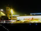 夜幕下的蘇黎世機場