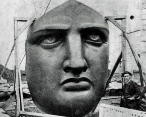 自由女神像建造過程 自由女神像建造過程