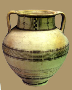 陶旋紋罐 陶旋紋罐