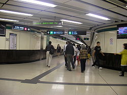 （圖）尖東站行人隧道綠區（白蘭軒道行人隧道）