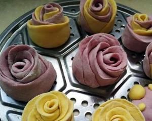 麻鹽玫瑰花捲 麻鹽玫瑰花捲